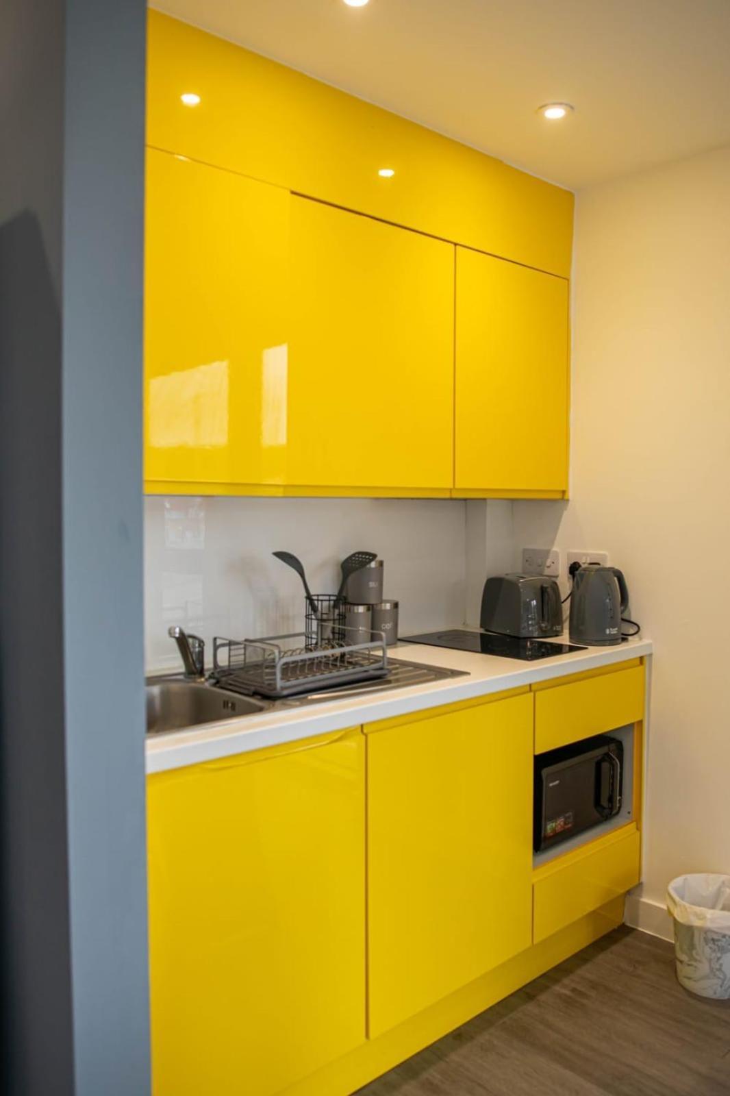 Excellent Studio Balcony Apartment In Sheffield Luaran gambar